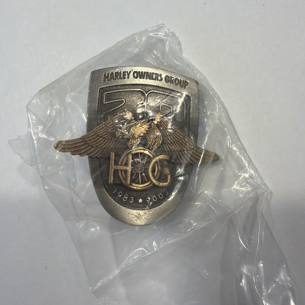 Harley Davidson Owners Group HOG Motorcycles Pin 20 Years 1983- 2003